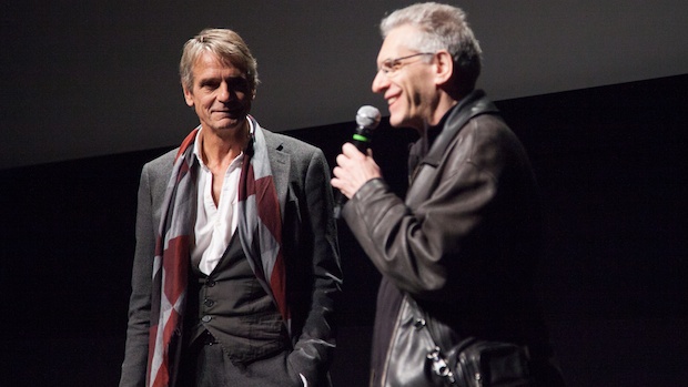 Jeremy Irons and David Cronenberg. (Photo courtesy of TIFF.)