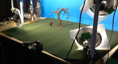 One of the sets from a test animation titled Memories