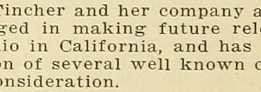 References to Fay Tichner's production company are scarce in the available sources. Here is one from Moving Picture World, June 1918.