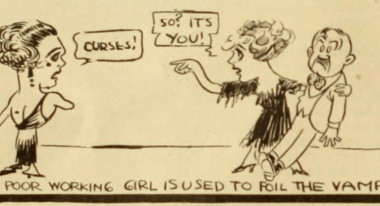 An ideological gloss on the vamp, from Motion Picture World, August 1918. 
