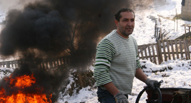 Nazif Mujic in Danis Tanovic's An Episode in the Life of an Iron Picker