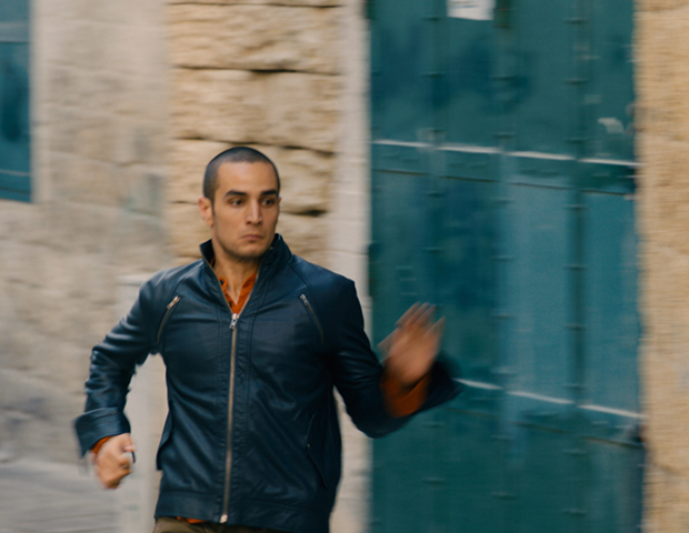 Omar (Adam Bakri) in Hany Abu-Assad's fine. Photo courtesy Adopt Films.