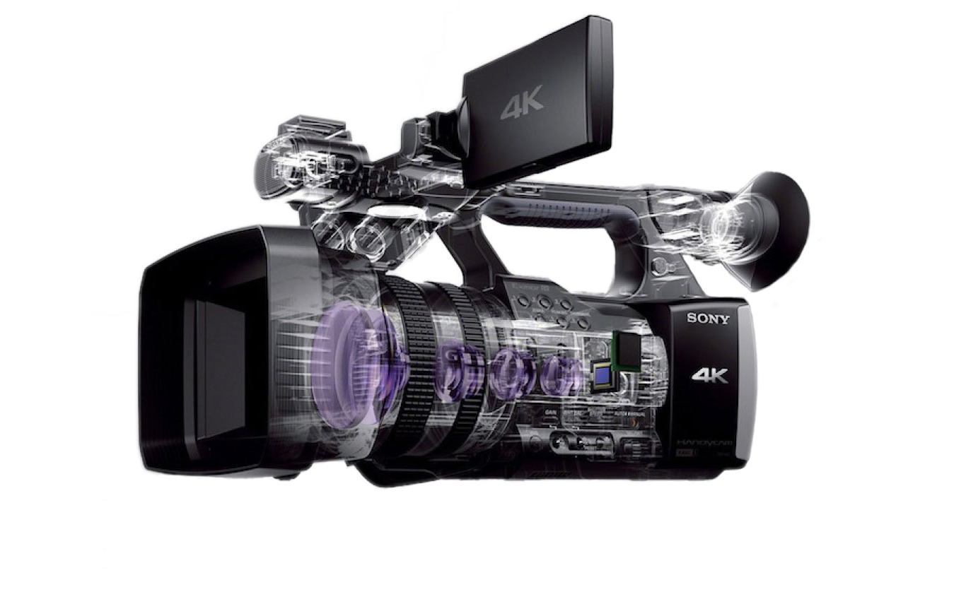 4k Handycam Sony PXW-Z100 is more lens than camera.