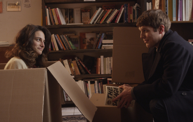 Jenny Slate and Jake Lacy in Obvious Child