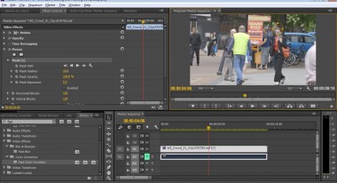 Adding an effects mask in Premiere Pro: Courtesy Adobe