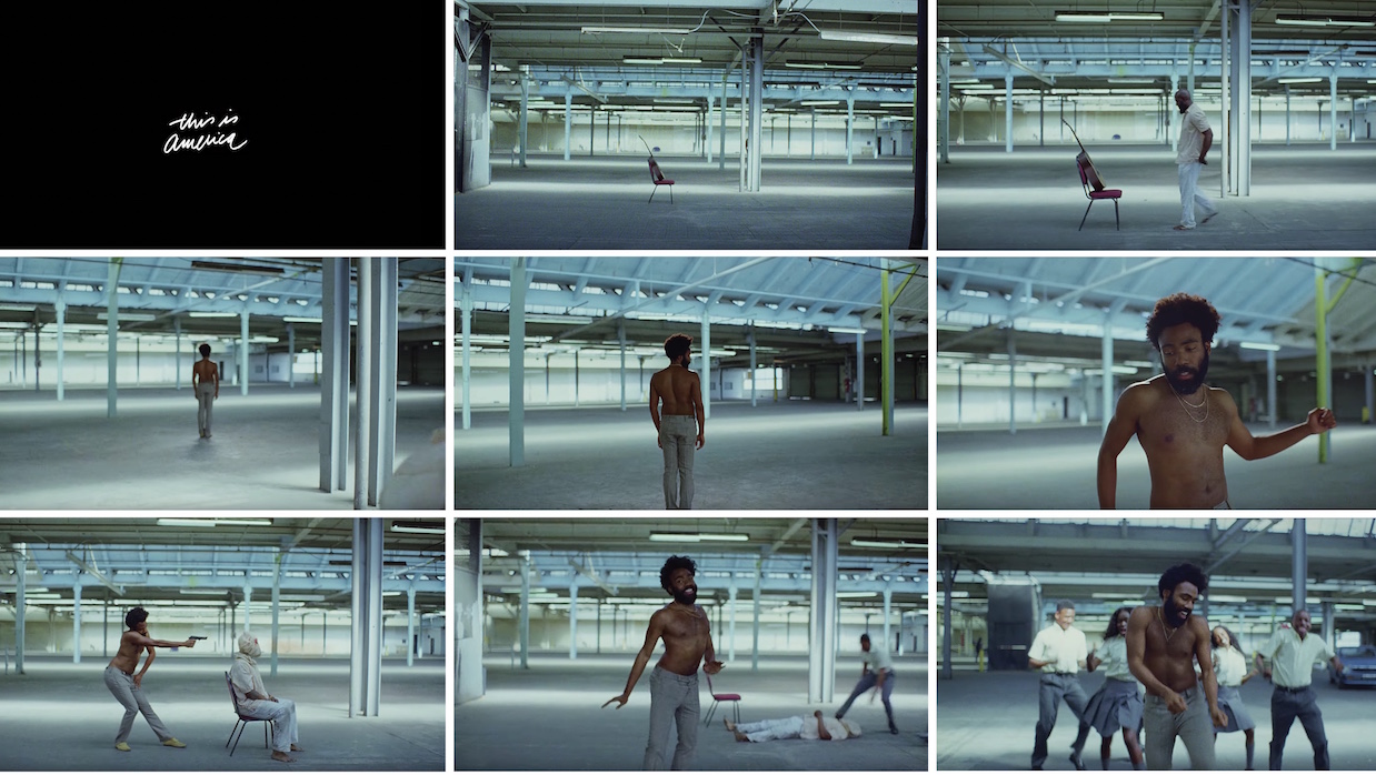 Image result for Childish Gambino, "This Is America" set design