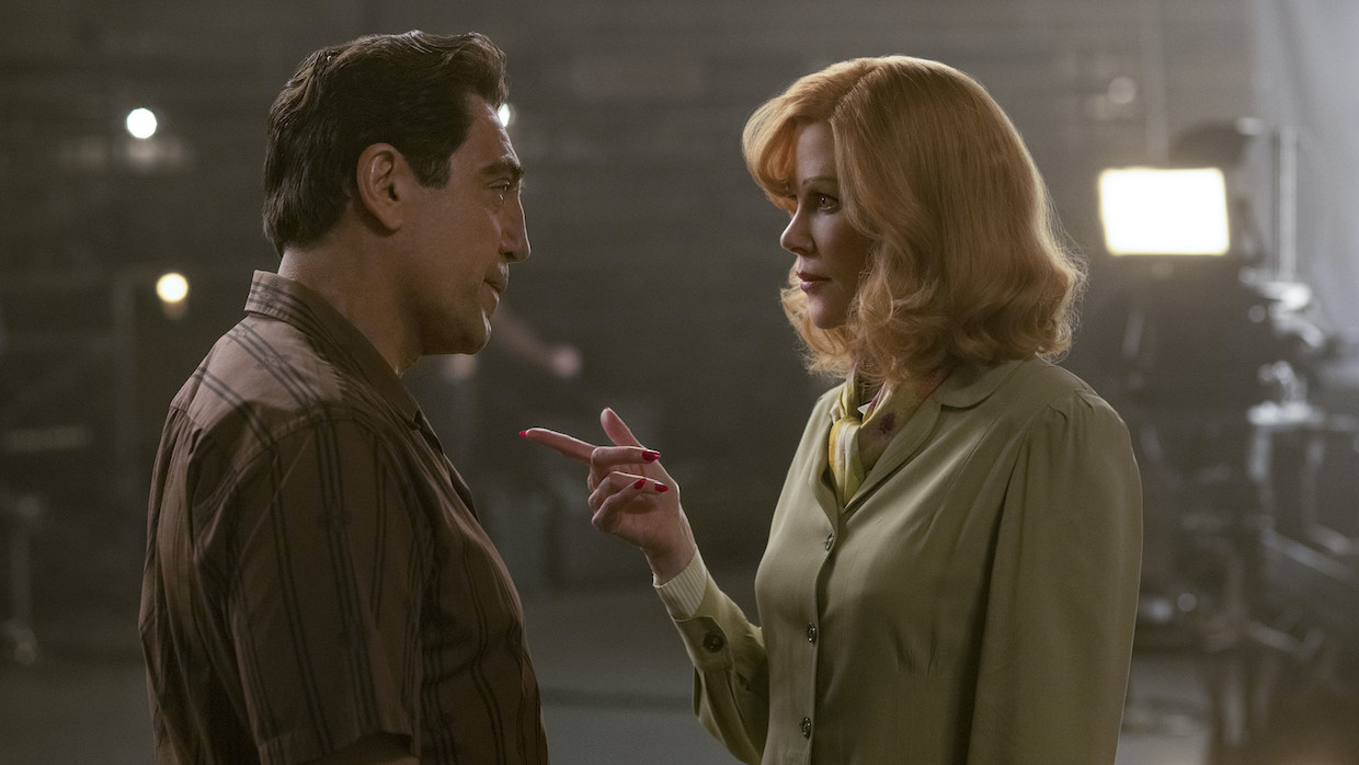 Javier Bardem and Nicole Kidman in Being the Ricardos, shot by DP Jeff Cronenweth