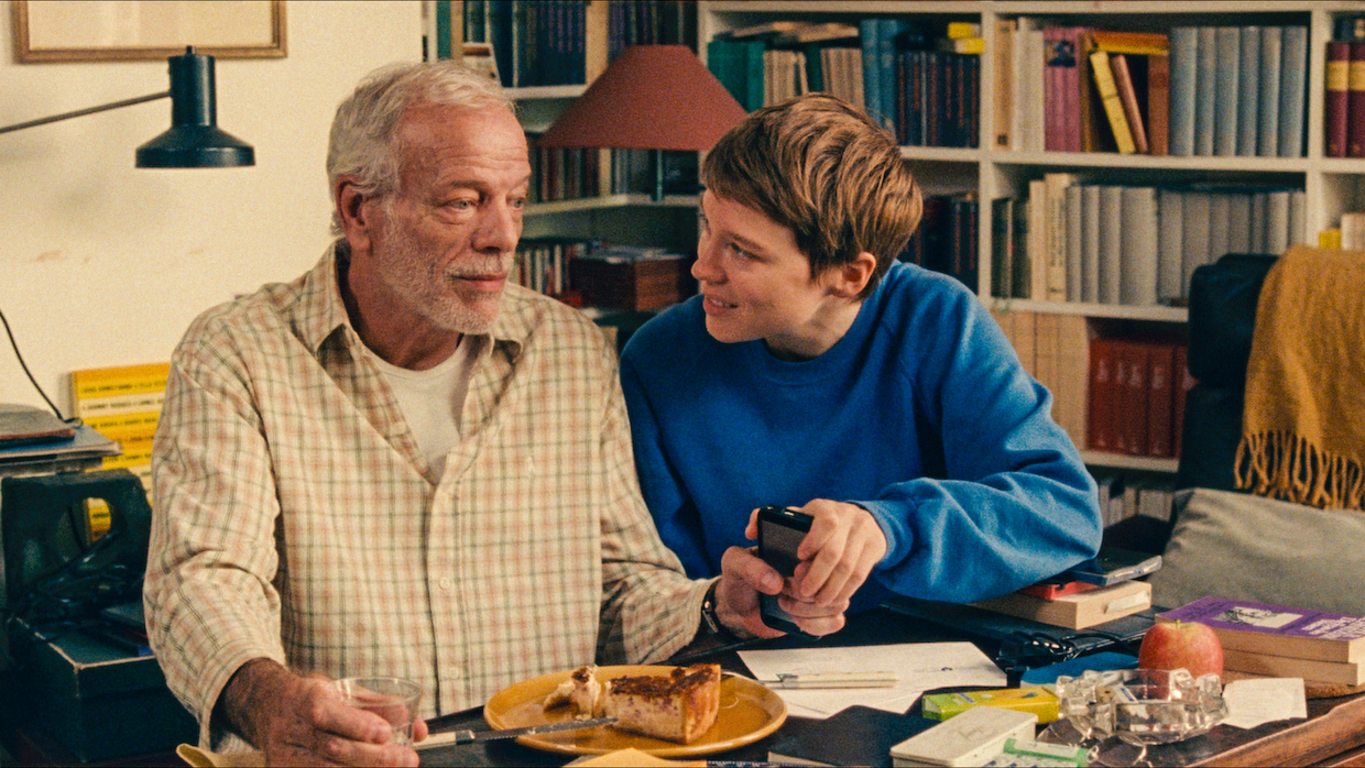 Pascal Greggory and Léa Seydoux in One Fine Morning