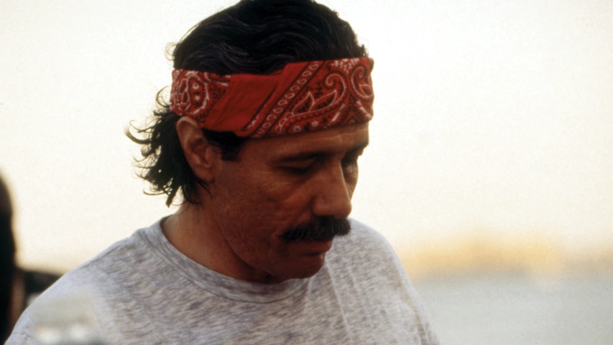 Edward James Olmos stars in Robert M. Young's film Caught