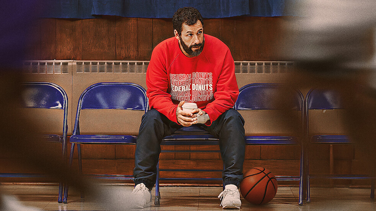 Adam Sandler stars in the Netflix film Hustle