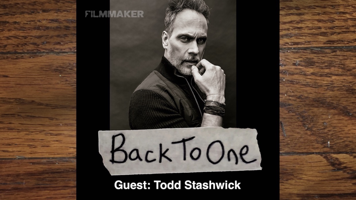 Actor Todd Stashwick's black and white headshot.