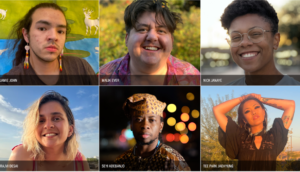Headshots of the six fellows for the 2023 Sundance Institute Trans Possibilities Intensive