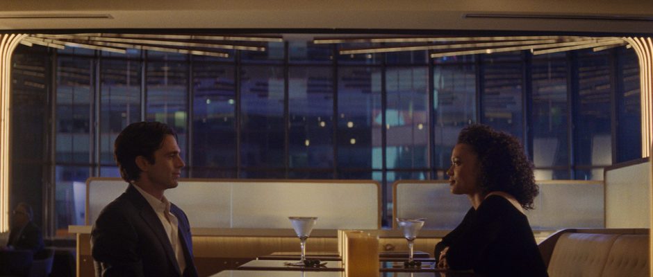 Sebastian Stan and Brianna Middleton in Sharper