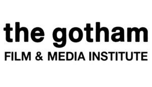 Black text on a white background that reads: The Gotham Film & Media Institute