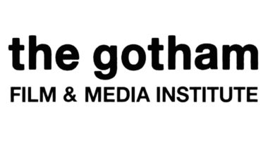 Black text on a white background that reads: The Gotham Film & Media Institute