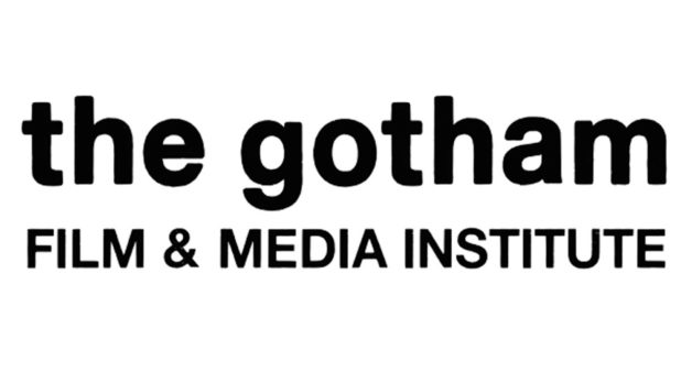 Black text on a white background that reads: The Gotham Film & Media Institute