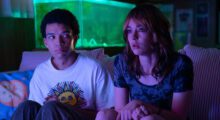 Justice Smith and Brigette Lundy-Paine in "I Saw the TV Glow."