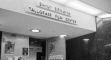 The marquee of the Emily Bonavia Tallgrass Film Center in Wichita, Kansas.